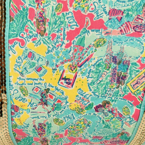 Lilly Pulitzer Large Utility Sequins Tote Bag - Picture 3 of 13